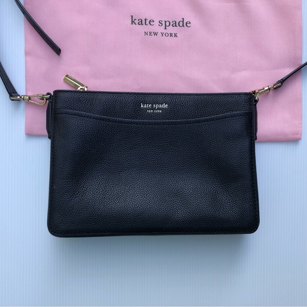 Kate Spade Black Leather Crossbody